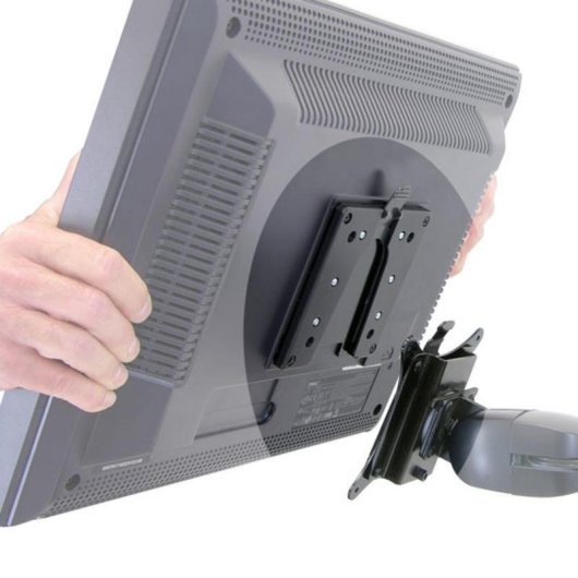 Ergotron 60-589-060 Supporto Monitor Parete Quick Release VESA 75x75 a 100x100 Max 15,9Kg