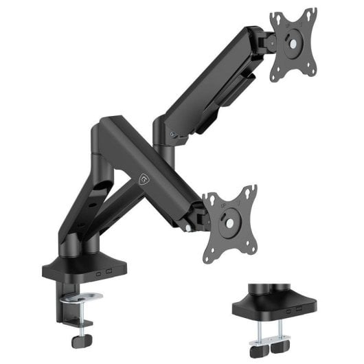 Support d'écran REKT REKT94-C024 bras à ressort à gaz pour 2 moniteurs jusqu'à 35"