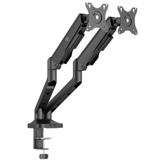 Support d'écran REKT REKT94-C024 bras à ressort à gaz pour 2 moniteurs jusqu'à 35"