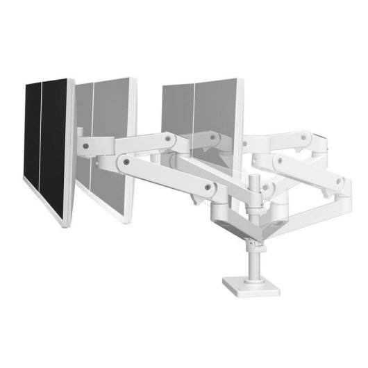Supporto monitor Ergotron LX Pro Series 45-690-290 doppio schermo bianco regolabile