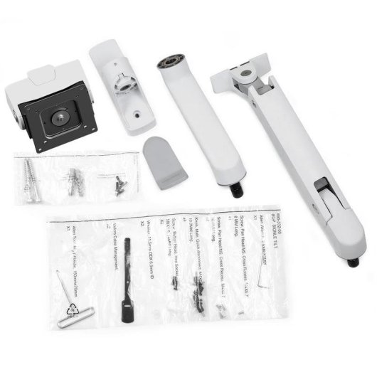 Support mural Ergotron HX 45-694-216 blanc pour moniteur incurvé ultra-large 57" 17 kg