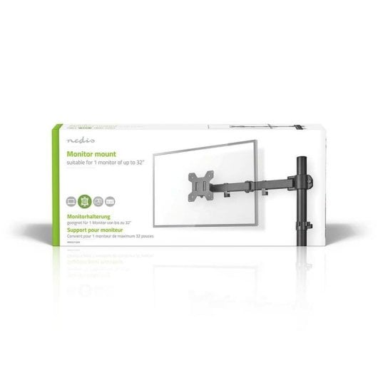 Soporte de monitor Nedis MMSIS110BK hasta 32" giro e inclinación ajustable