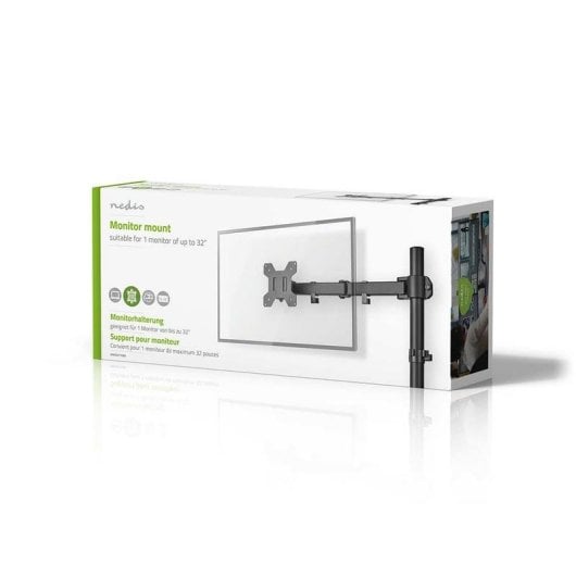 Soporte de monitor Nedis MMSIS110BK hasta 32" giro e inclinación ajustable