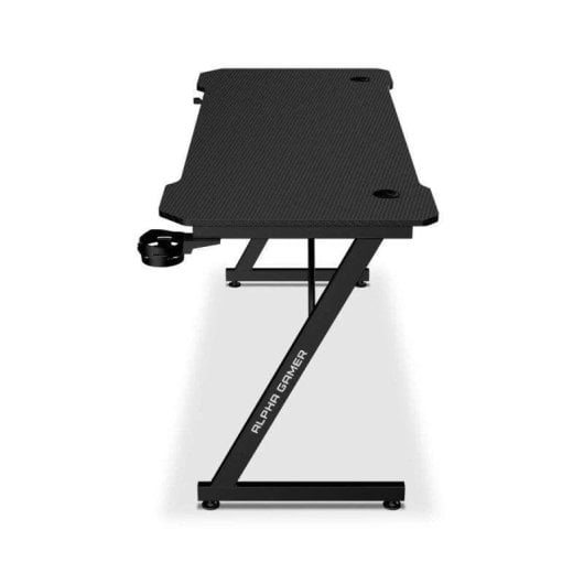 Mesa Gaming Alpha Gamer 140 cm Acier Aggloméré Gestion de câbles