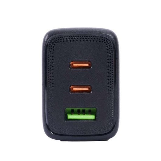 Chargeur Bluestork PW-65-CCA-B 65W USB-C USB-A compact noir avec câble USB-C