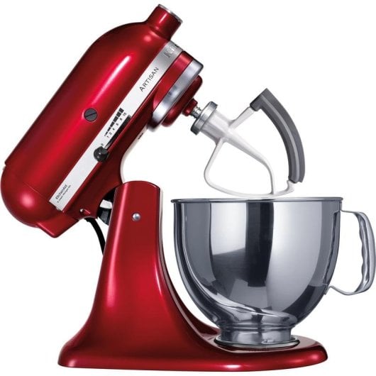 Batteur KitchenAid 5KFE5T Accessoire avec bord flexible métal silicone