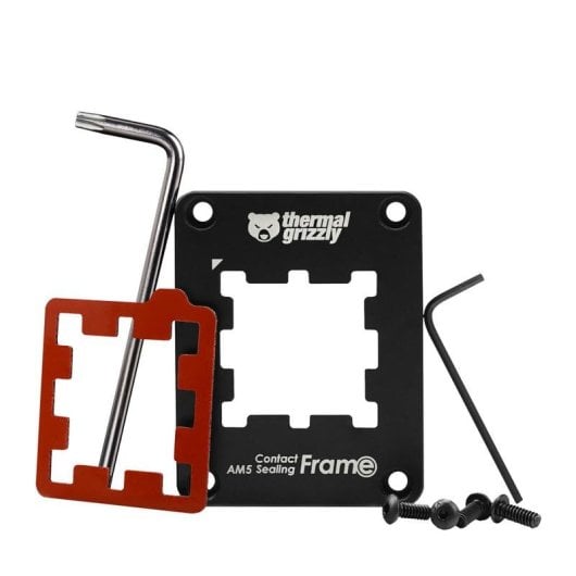 Frame de contacto Thermal Grizzly TG-CSF-AM5 alumínio preto para AM5