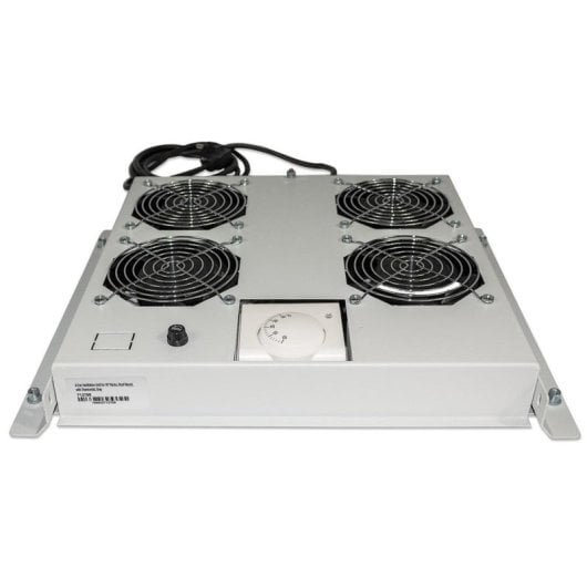 Bandeja ventilatore Intellinet 712798 4 ventole 195,4 m³/h acciaio grigio
