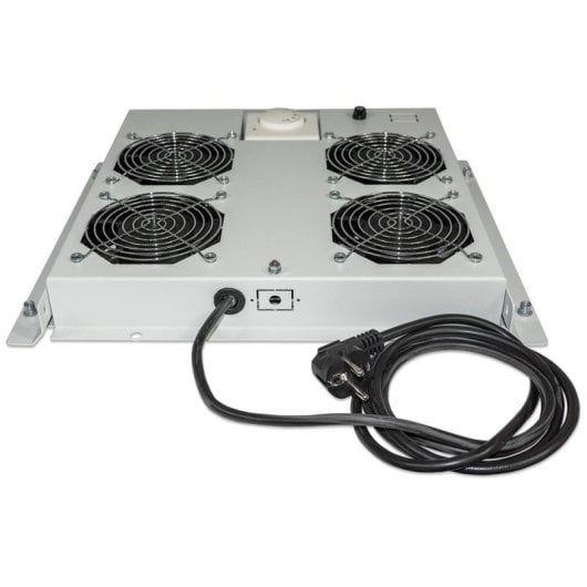 Bandeja ventilatore Intellinet 712798 4 ventole 195,4 m³/h acciaio grigio