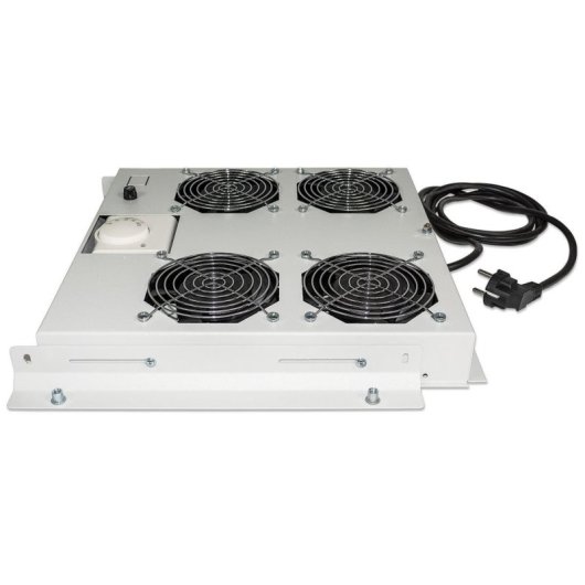 Bandeja ventilatore Intellinet 712798 4 ventole 195,4 m³/h acciaio grigio