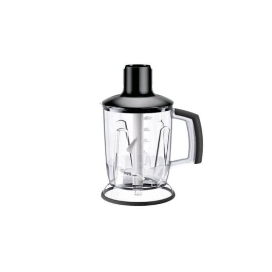 Bowl Braun MQS 601 1,25 L Preto Transparente compatível MultiQuick 7 e 9