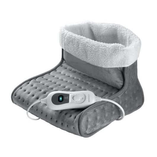 Scaldapiedi CONCEPT 100W velluto 3 livelli riscaldamento automatico protezione grigio