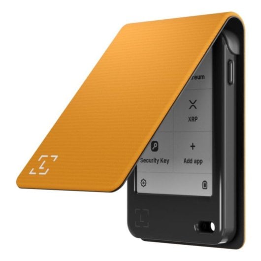 Funda Ledger Nano Gen5 Magnétique BTC Orange Protection Renforcée 8x5.5x0.9 cm