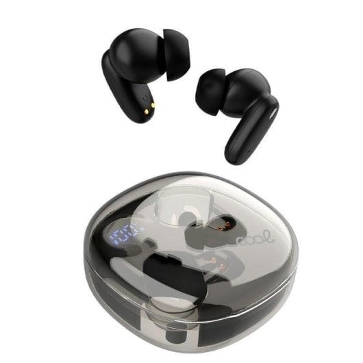Auriculaires Cool Fun sans fil Bluetooth Hi-Fi autonomie 20h écran LED noirs