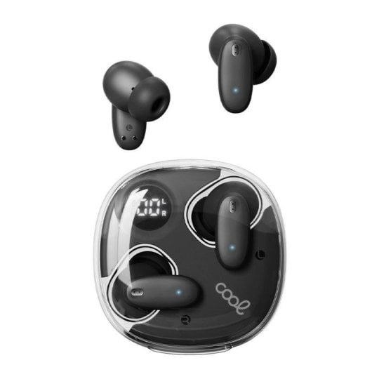 Auriculaires Cool Fun sans fil Bluetooth Hi-Fi autonomie 20h écran LED noirs
