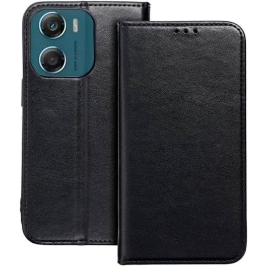 Funda per cellulare Cool Flip Cover Libro Protezione 360° Nero leggera per Motorola Moto G06/G06 Power