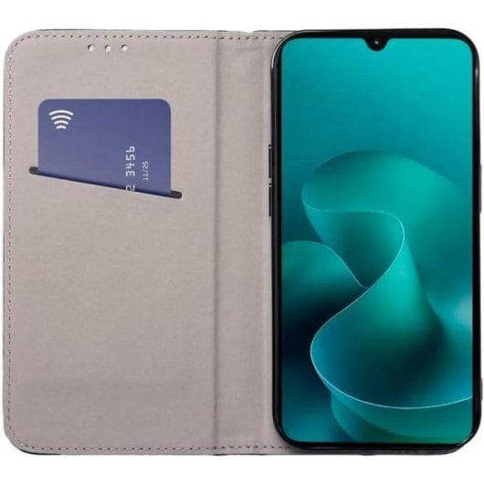 Funda per cellulare Cool Flip Cover Libro Protezione 360° Nero leggera per Motorola Moto G06/G06 Power