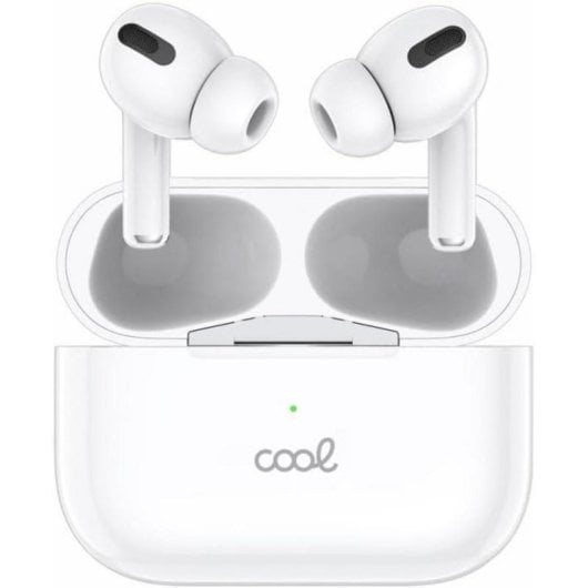Auriculares Cool 8434847082585 sans fil Bluetooth avec réduction du bruit, microphone, blancs
