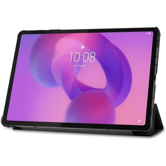 Funda Cool Lenovo Idea Tab 11 Polipiel Noir Protection Livre