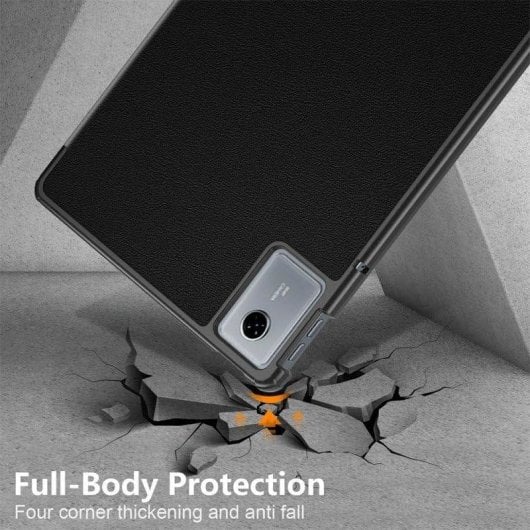 Funda Cool Lenovo Idea Tab 11 Polipiel Noir Protection Livre