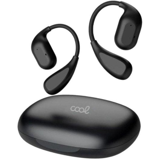 Auriculares Cool Moon sem fios Bluetooth com Cancelamento de Ruído e microfone cinzento escuro