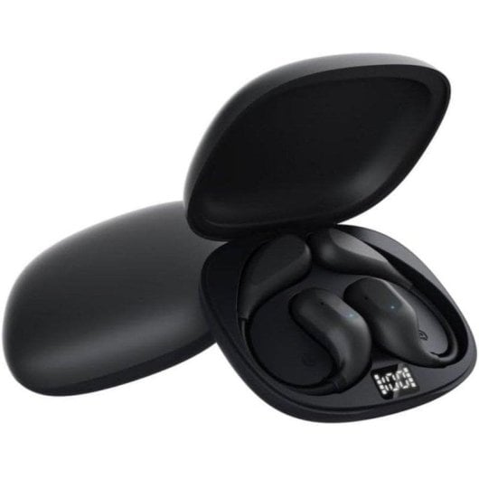 Auriculares Cool Moon sem fios Bluetooth com Cancelamento de Ruído e microfone cinzento escuro