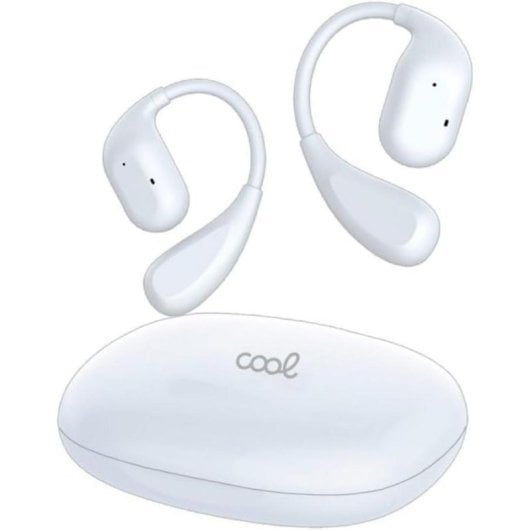 Auriculaires Cool 8434847080901 sans fil Bluetooth avec Réduction du Bruit, micro, blanc