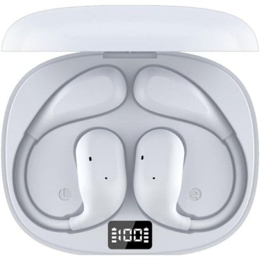 Auriculaires Cool 8434847080901 sans fil Bluetooth avec Réduction du Bruit, micro, blanc