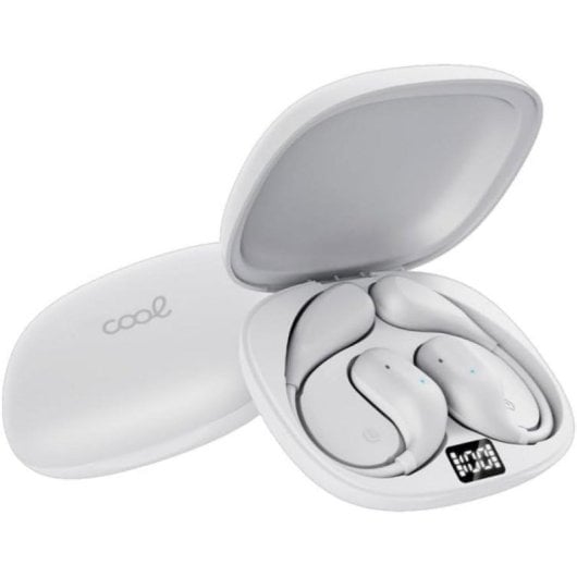 Auriculaires Cool 8434847080901 sans fil Bluetooth avec Réduction du Bruit, micro, blanc