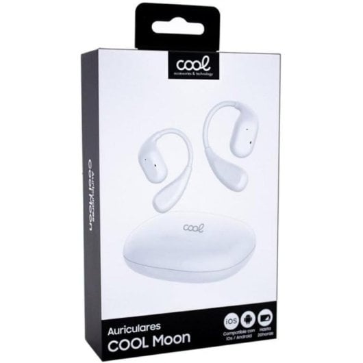 Auriculaires Cool 8434847080901 sans fil Bluetooth avec Réduction du Bruit, micro, blanc