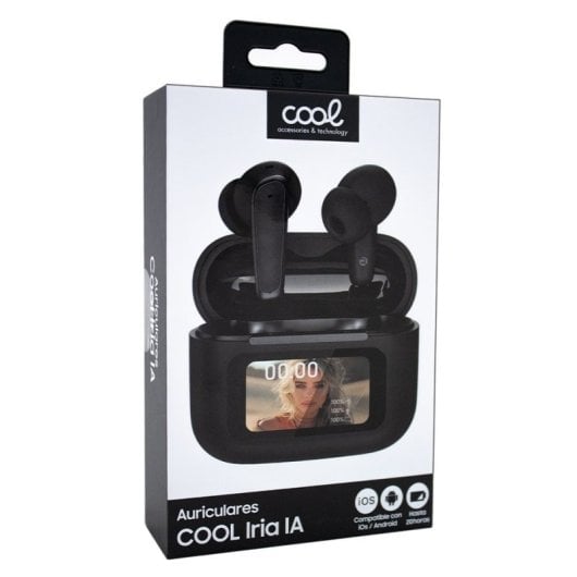 Auriculaires Cool Iria sans fil Bluetooth avec Réduction de Bruit, IA, Traduction, noirs