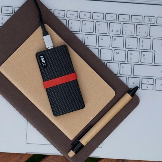 Disco Duro EMTEC X200 2TB SSD Externo USB-C 450MB/s Resistente a Golpes