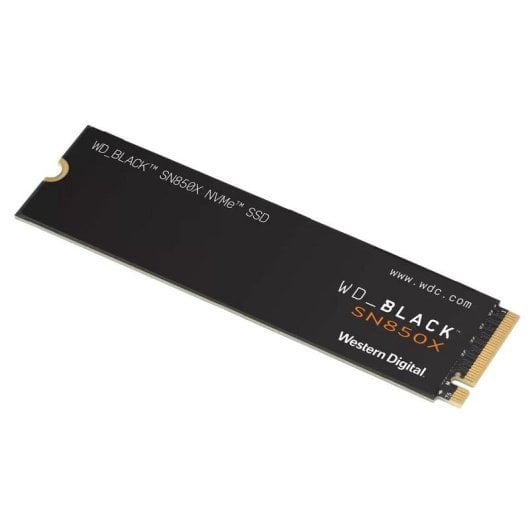 Disque Dur Western Digital SN850X 1TB SSD M.2 7300MB/s NVMe Sans Dissipateur