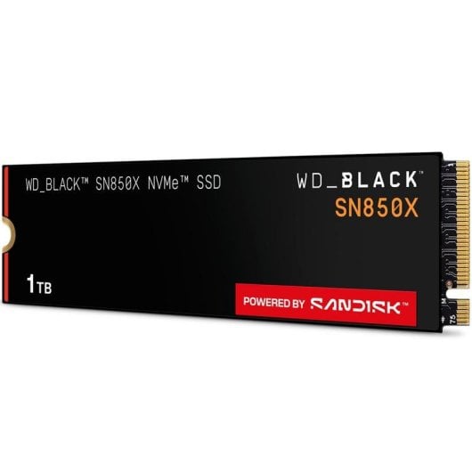 Disque Dur Western Digital SN850X 1TB SSD M.2 7300MB/s NVMe Sans Dissipateur