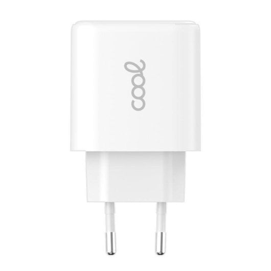 Carregador Cool Ultra Fast Dual 45W GaN PD USB-C+USB Branco