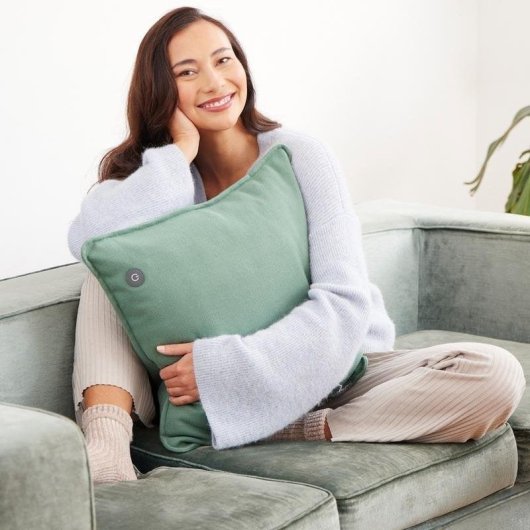 Coussin chauffant Medisana HC 250 infrarouge sans fil vert 40x40 cm