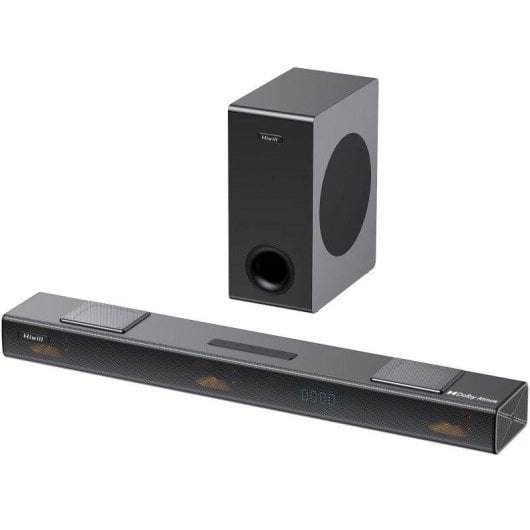 Barra de sonido Hiwill A312 Bluetooth 400W Dolby Atmos Subwoofer 5,25 Zoll