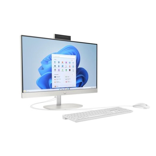 HP 24-cr0161ns AMD Ryzen 5 7520U 16GB 512GB SSD Radeon 610M FreeDOS Shell White Cámara HD