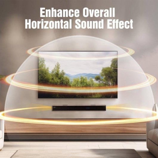 Barra de sonido Hiwill A502 Bluetooth 400W Dolby Atmos Doppelsubwoofer Holz