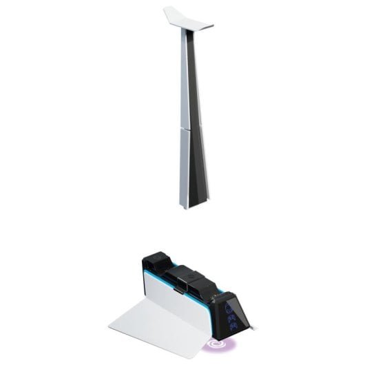 Base de Carregamento ONiVERSE Station X3 Cómodo PS5 RGB Suporta 3 Dispositivos