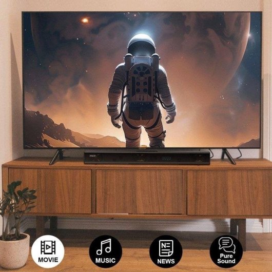 Barra Sound Hiwill A51 Pro 7.1 420W Bluetooth Subwoofer Wireless Dolby Atmos Nera