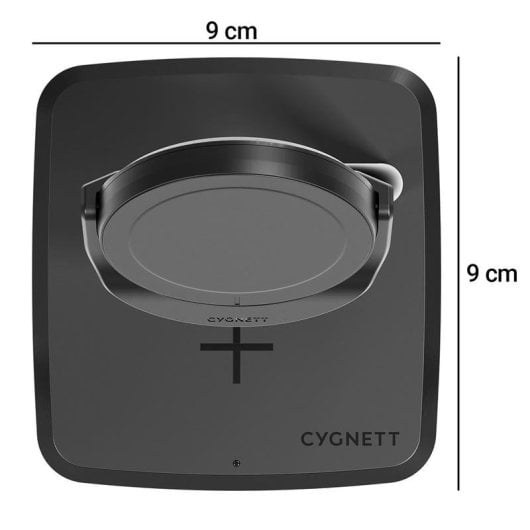 Carregador Cygnett CY5098BUNCP Qi2 2 em 1 15W 1x USB-C Preto