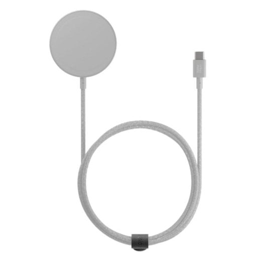 Chargeur sans fil Native Union SNST-QI2-SAN MagSafe 15W support repliable 1,5 m gris