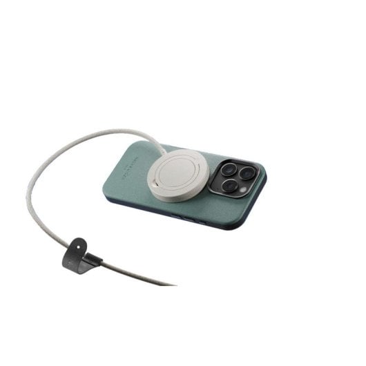 Chargeur sans fil Native Union SNST-QI2-SAN MagSafe 15W support repliable 1,5 m gris