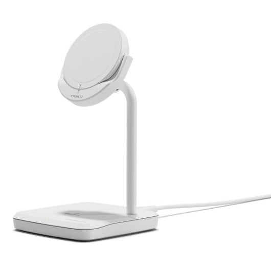 Caricatore Cygnett CY5099BUNCP Wireless 2in1 Qi2 USB-C 15W/5W Bianco