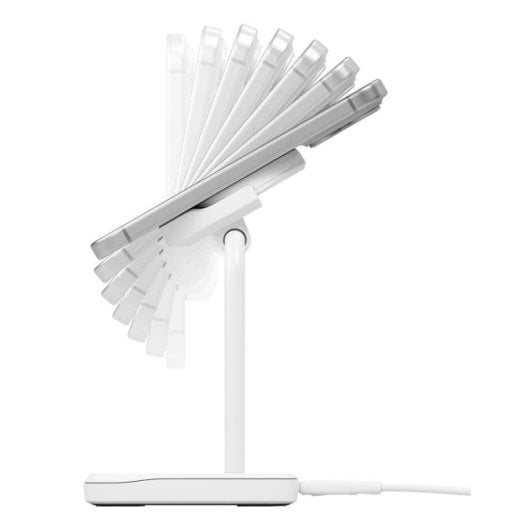 Caricatore Cygnett CY5099BUNCP Wireless 2in1 Qi2 USB-C 15W/5W Bianco