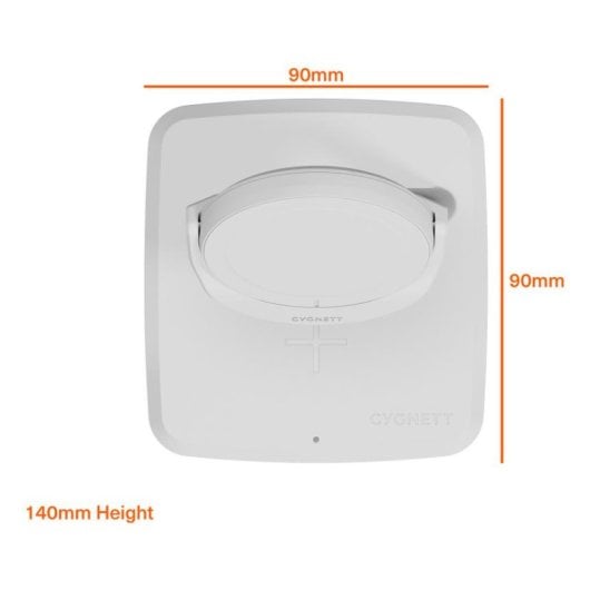 Caricatore Cygnett CY5099BUNCP Wireless 2in1 Qi2 USB-C 15W/5W Bianco