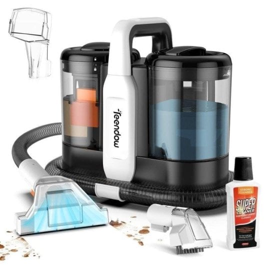 Aspirateur à Tissus Teendow C5 450W 11000Pa Réservoir Double 1,5L/0,8L Câble 3m