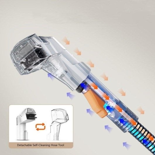 Aspirateur à Tissus Teendow C5 450W 11000Pa Réservoir Double 1,5L/0,8L Câble 3m