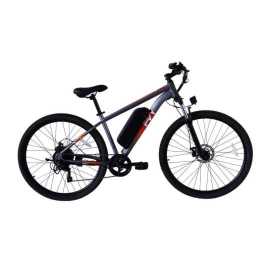 Bicicleta eléctrica PVY M29 motor 250 W batería 48 V 17,5 Ah frenos de disco 29 pulgadas Gris